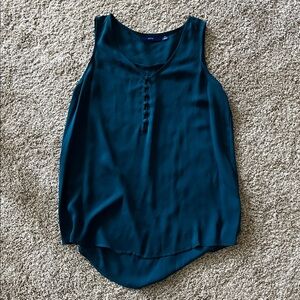 Elegant Teal Sleeveless Top